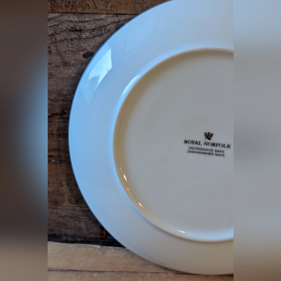 Vintage Royal Norfolk "Don't Forget Me" Ceramic Cookie Plate - Picture 7 of 8